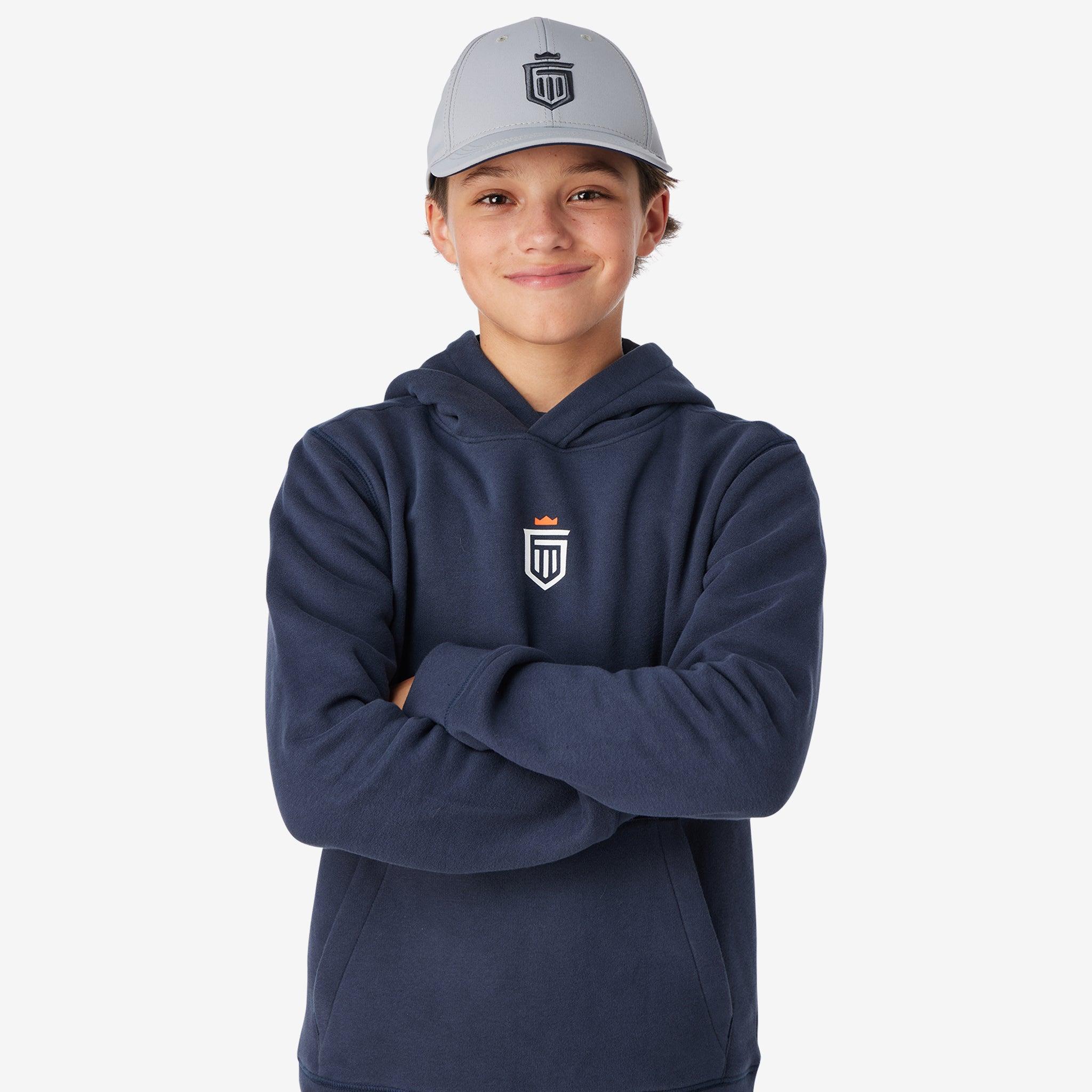 BOY S FLEECE HOODIE Navy Greatness Wins