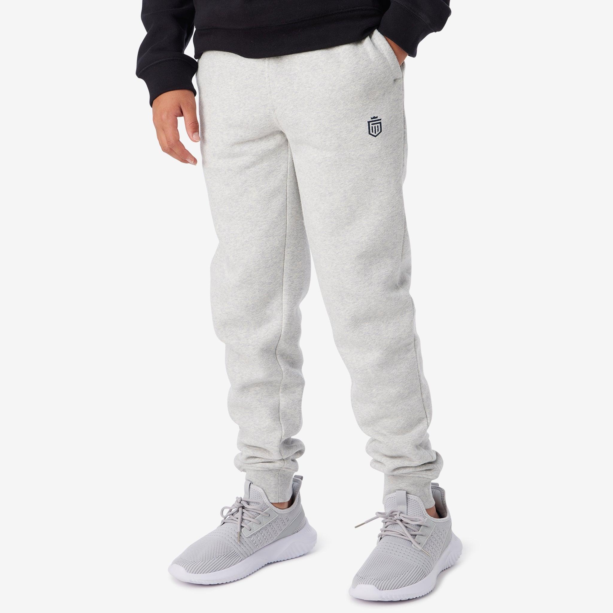 BOY S FLEECE JOGGER Gray Heather Greatness Wins