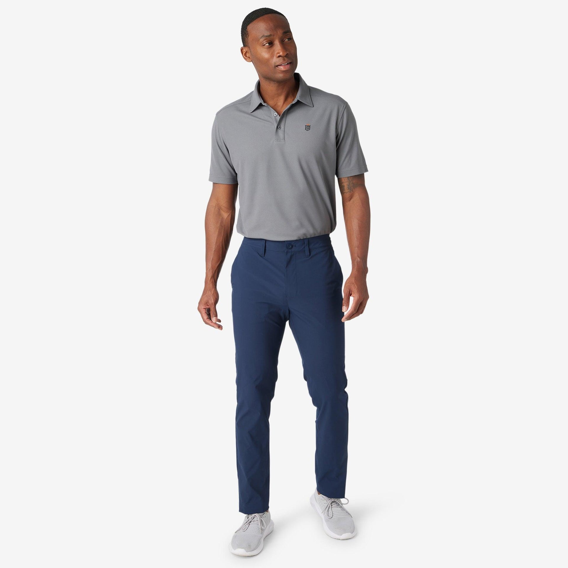 Classic Sport polo Slate LG - Greatness Wins Slate Classic Sport polo Slate LG - Greatness Wins Slate
