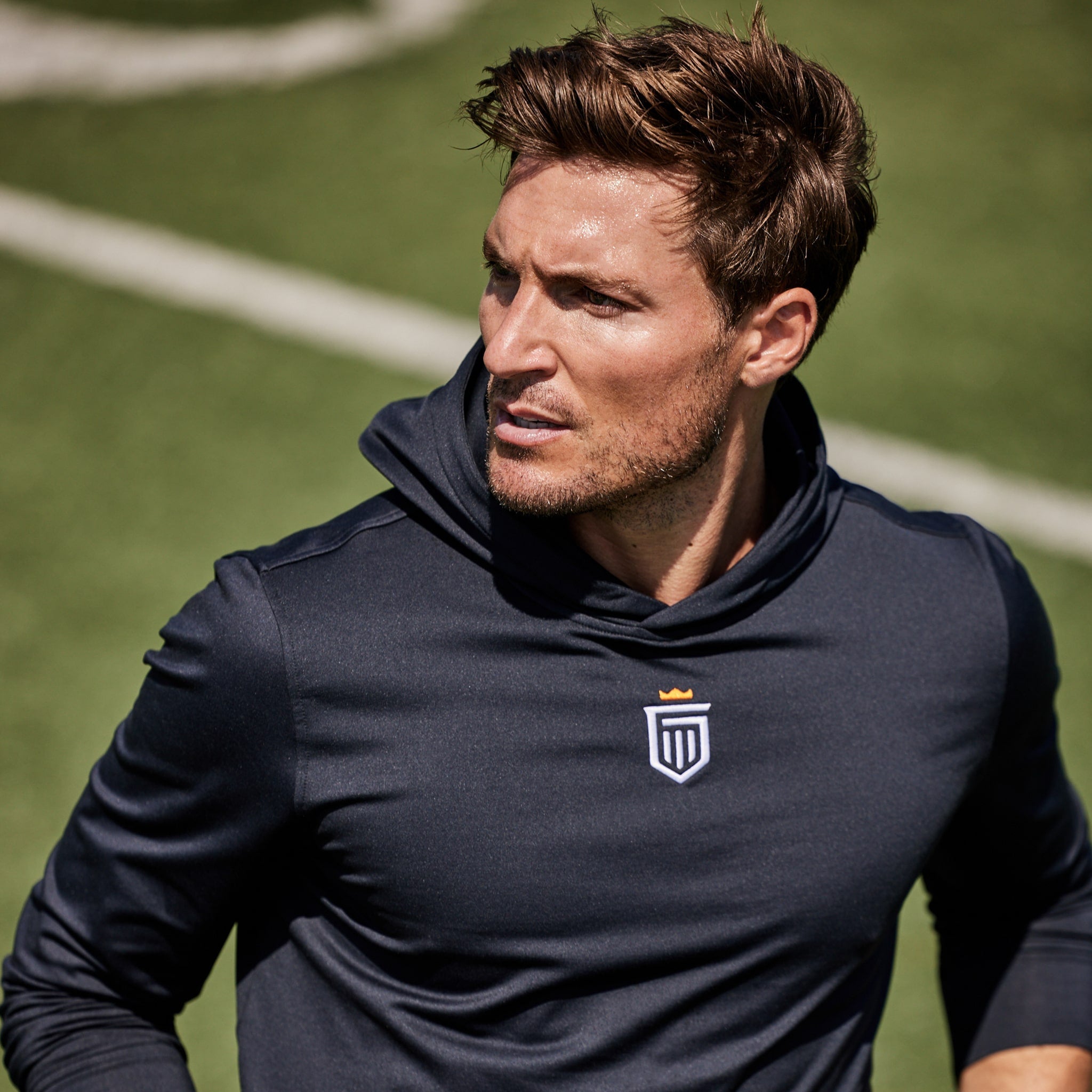 All Purpose hoodie Navy LG - Greatness Wins Navy