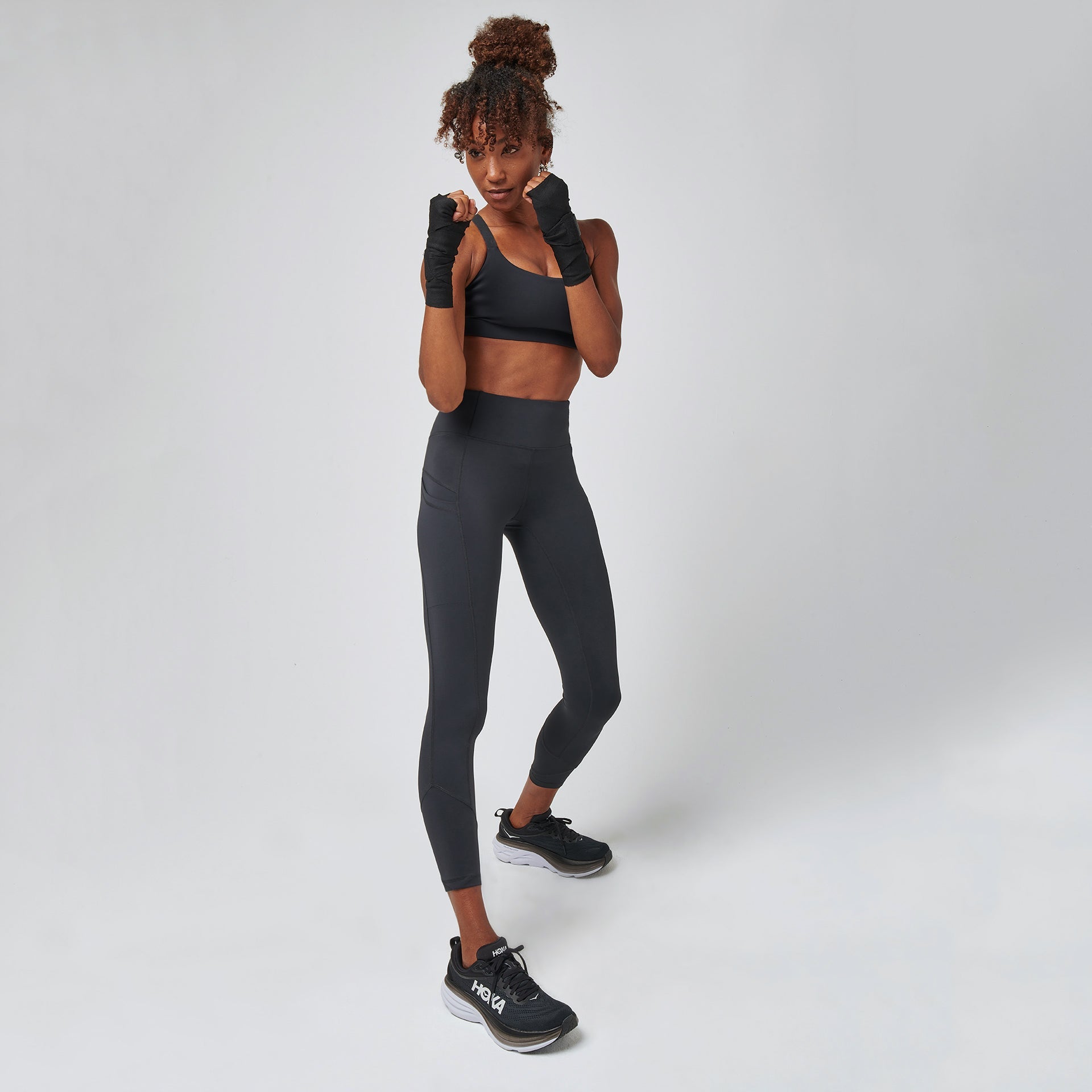 Women's Sports Leggings BAS BLACK Inspire - inSPORTline