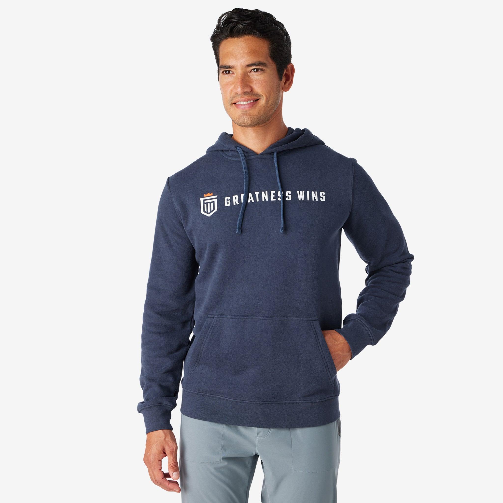 LOGO GRAPHIC HOODIE Navy Greatness Wins