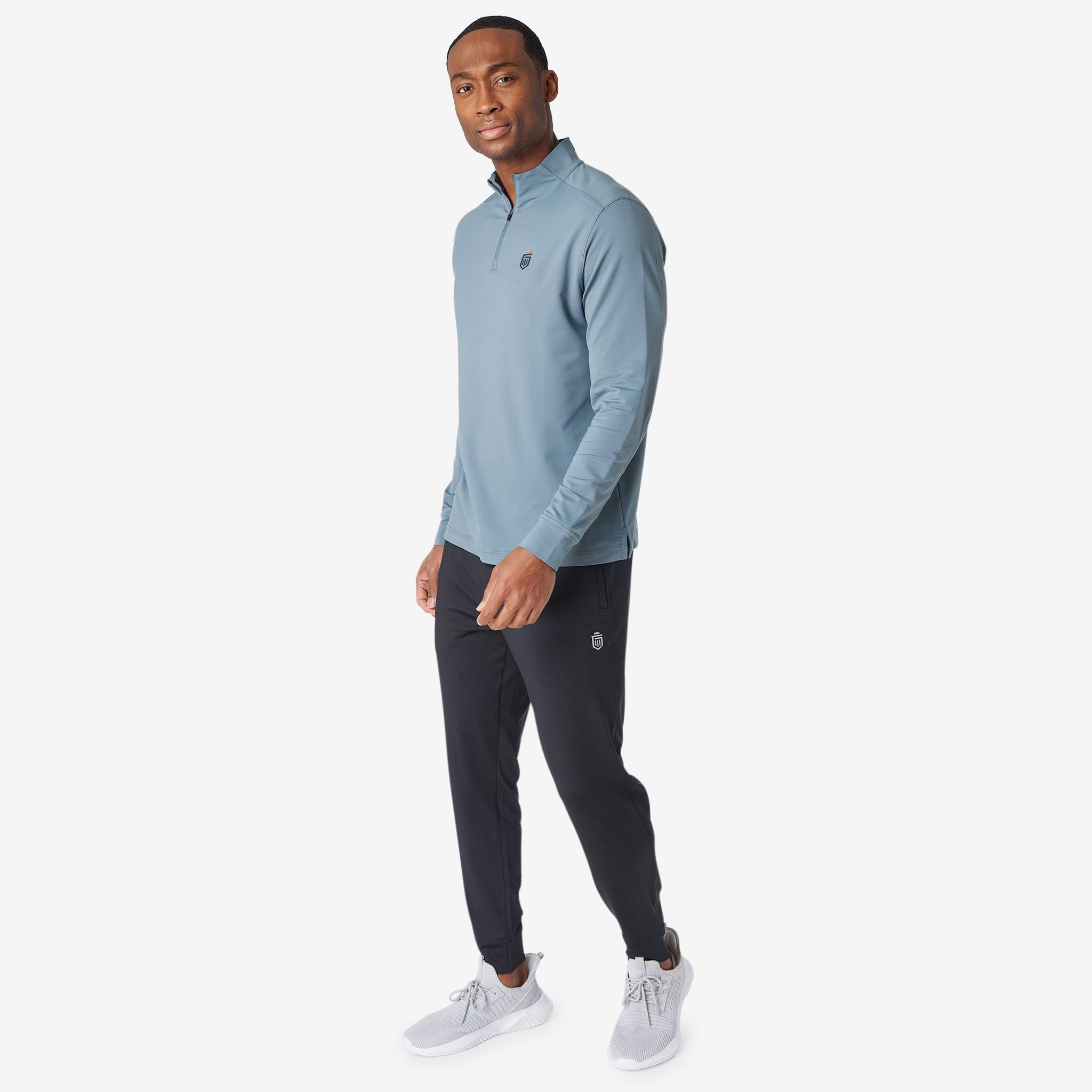 Performance Training Quarter Zip Smokey Blue – Greatness Wins