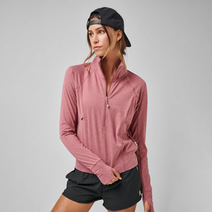 SLENDER COZY HALF ZIP